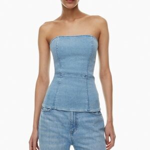 Denim forum “90’s Tube Top” NWOT